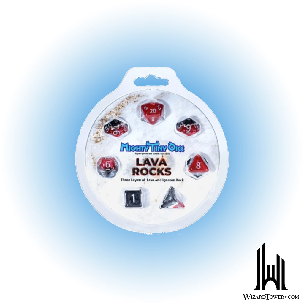 Dice Set - Lava Rocks Tiny 7ct