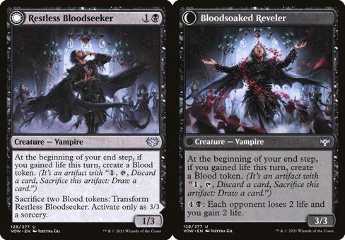 Restless Bloodseeker // Bloodsoaked Reveler - Foil