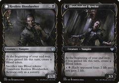 Restless Bloodseeker // Bloodsoaked Reveler (295) (Showcase) - Foil