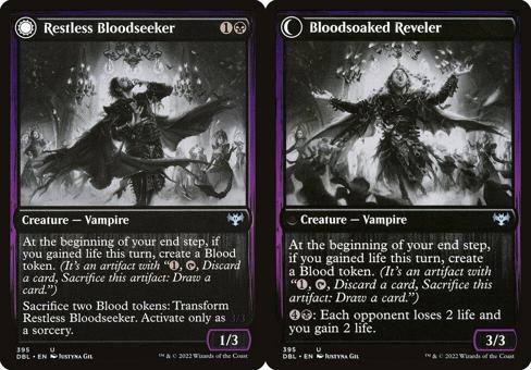 Restless Bloodseeker // Bloodsoaked Reveler