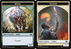 Rhino (013) // Soldier (004) Double-Sided Token