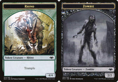 Rhino (013) // Zombie (007) Double-Sided Token