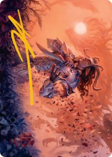 Rhys, the Evermore (04/54) Art Card (AECL) - Gold-Stamped Signature