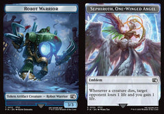 Robot Warrior (0012) // Sephiroth, One-Winged Angel (0024) Double-Sided Token
