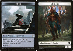 Rock (011) // Soldier (002) Double-Sided Token - Foil