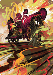 Rocketeer Boostbuggy (49/54) Art Card (ADFT) - Gold-Stamped Signature