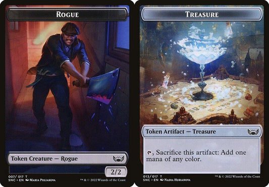 Rogue (007) // Treasure (013) Double-Sided Token - Foil
