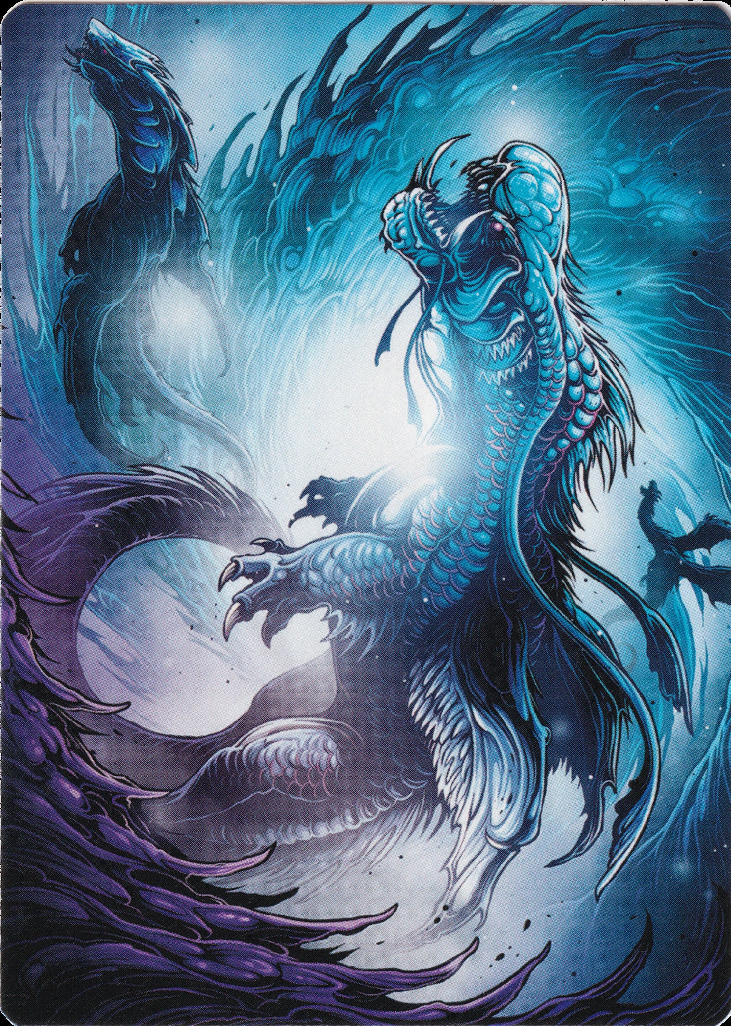 Roiling Dragonstorm (33/54) Art Card