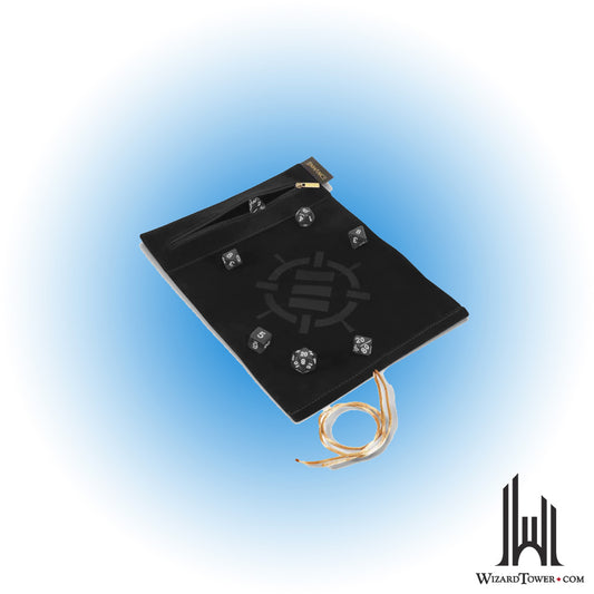 Dice Set - Roll on a Scroll Black 7ct