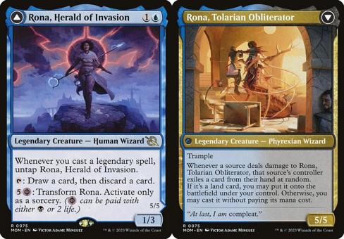 Rona, Herald of Invasion // Rona, Tolarian Obliterator - Foil