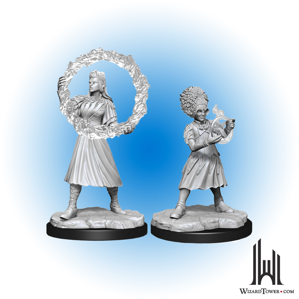 Unpainted Miniature - Magic the Gathering - Rootha and Zimone