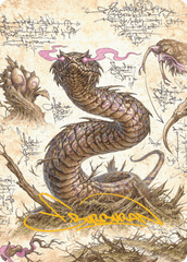 Rottenmouth Viper (36/54) Art Card (ABLB) - Gold-Stamped Signature