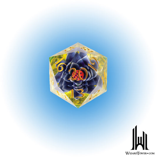 Individual Dice - Black Lotus Spindown d20