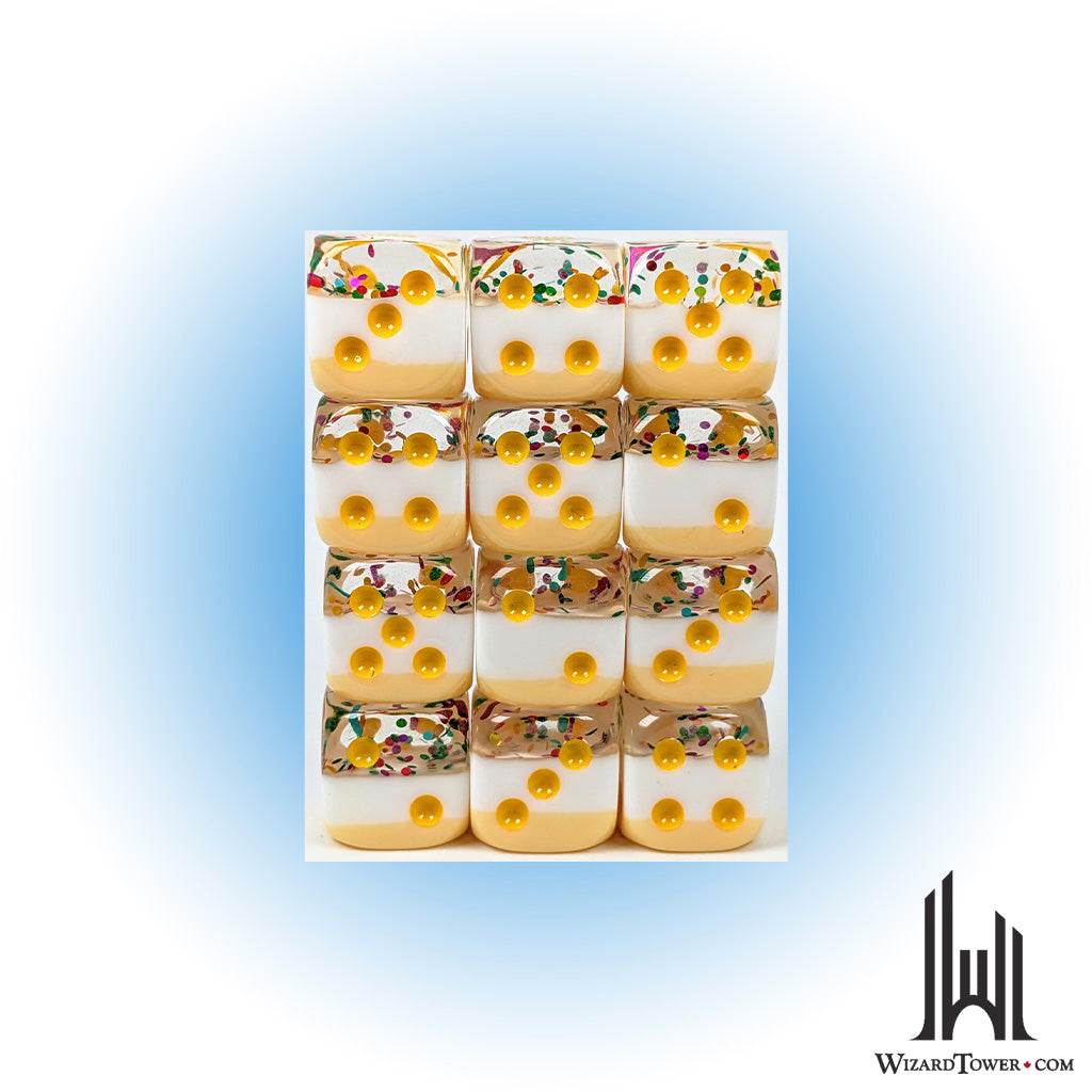 Dice Set - Birthday Wishes 18mm d6 12ct