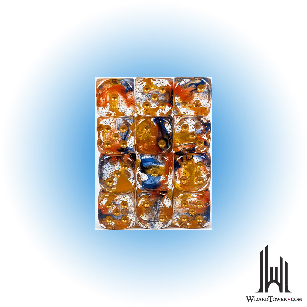 Dice Set - Cosmic Cliffs 18mm d6 12ct