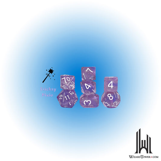 Dice Set - Tricksy Pixie 18mm d6 12ct