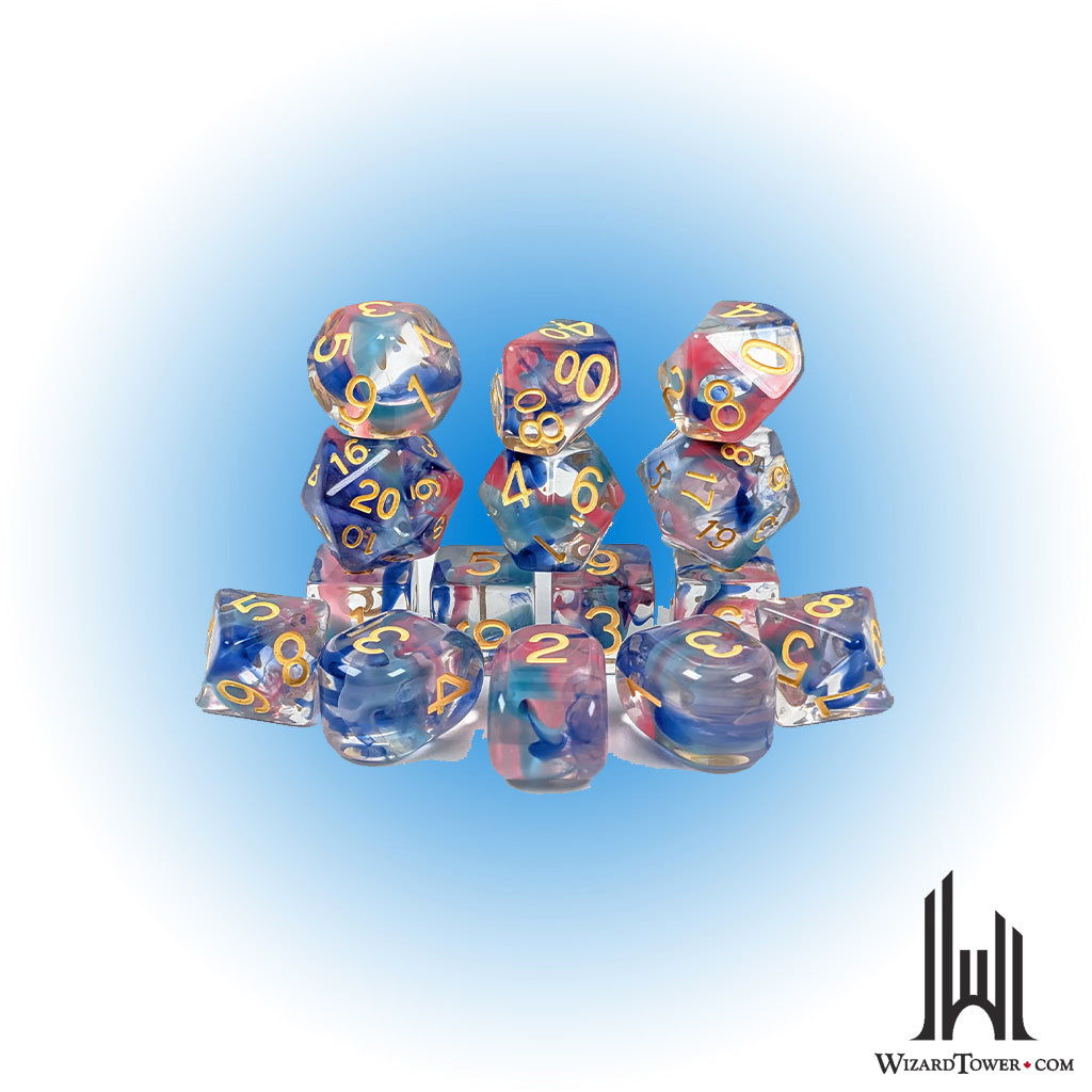 Dice Set - Coral Reef 15ct