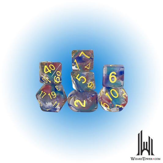 Dice Set - Coral Reef 7ct