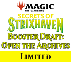 Jun 13 - Secrets of Strixhaven Booster Draft Event - Open the Archives