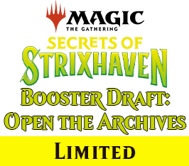 Jun 13 - Secrets of Strixhaven Booster Draft Event - Open the Archives