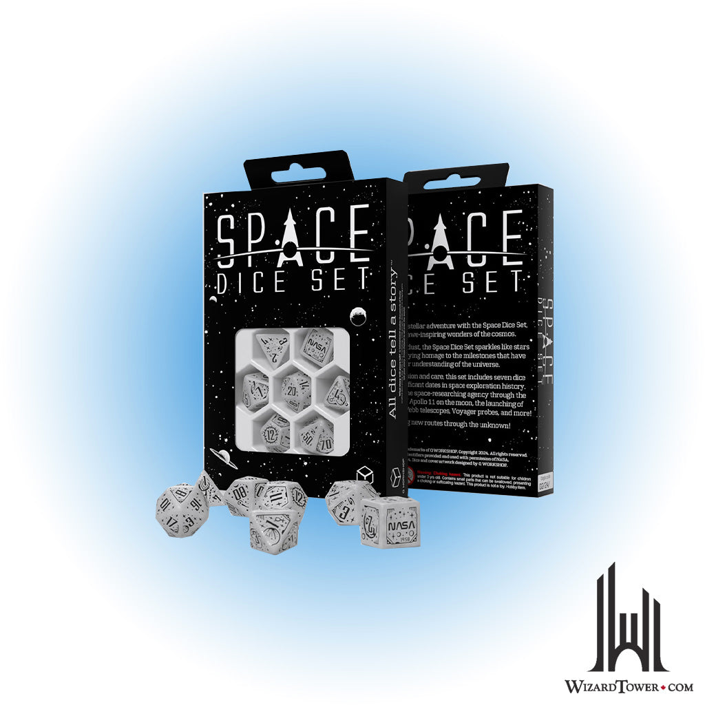 Dice Set - Space Apollo 7ct