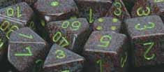 Dice Set - Speckled Earth 7ct