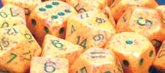 Dice Set - Speckled Lotus 7ct