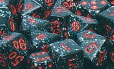 Dice Set - Speckled Space 7ct