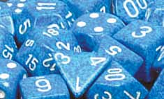 Dice Set - Speckled Water 7ct