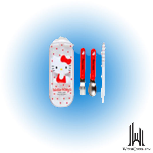 Utensil Trio Set - Raised Relief Hello Kitty