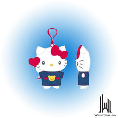 Key Chain Plush - Denim Hello Kitty