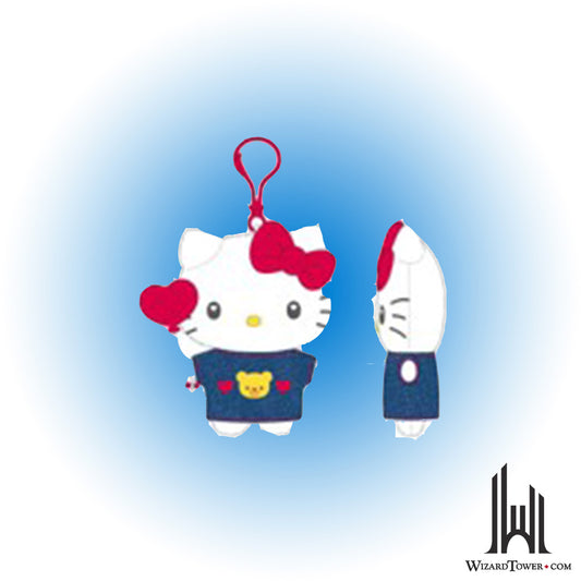 Key Chain Plush - Denim Hello Kitty