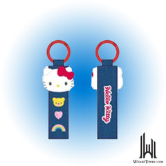 Key Ring - Denim Hello Kitty