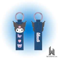 Key Ring - Denim Kuromi