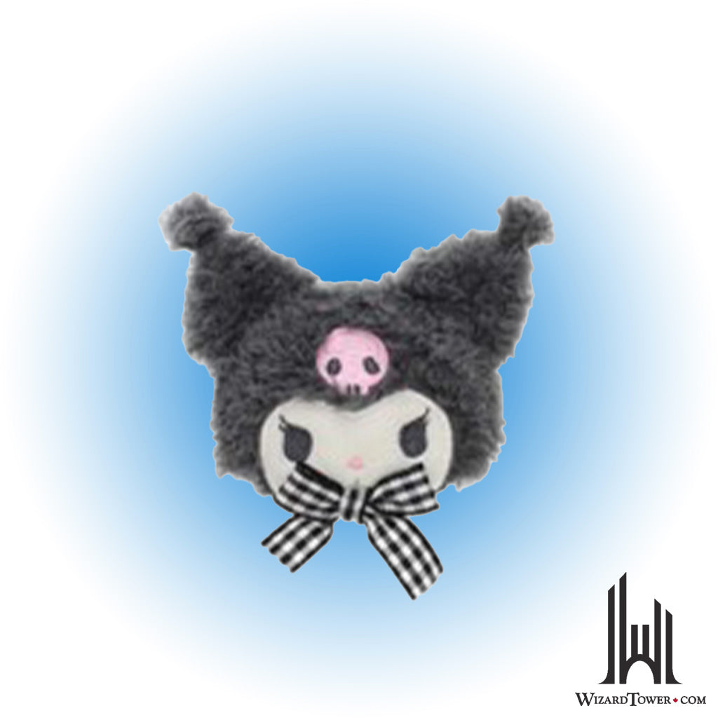 Hair Clip - Kuromi Face