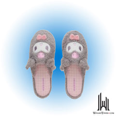 Slippers - Kuromi Face