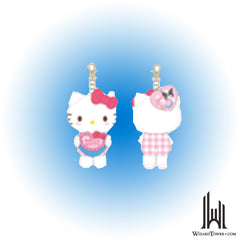 Key Ring Plush - Heart Cake Hello Kitty
