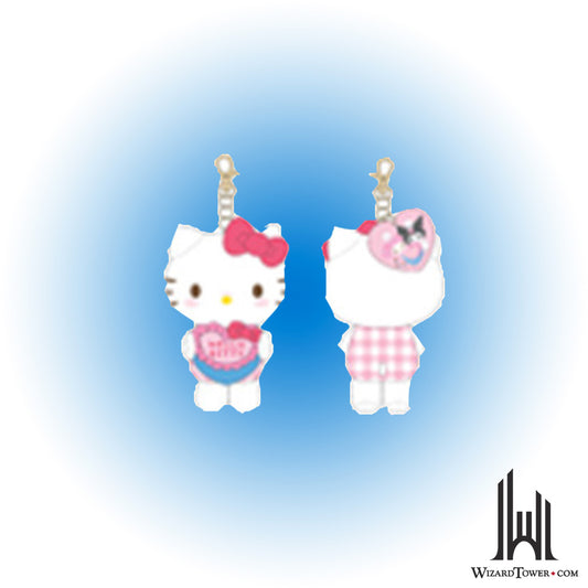 Key Ring Plush - Heart Cake Hello Kitty