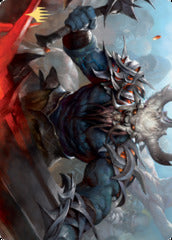 Frenzied Raider (34/81) Art Card (AKHM) - Gold-Stamped Signature