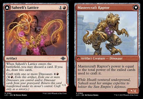 Saheeli's Lattice // Mastercraft Raptor - Foil