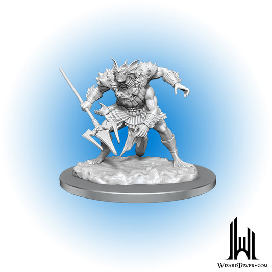 Unpainted Miniature - Dungeons & Dragons - Sahuagin Baron