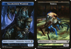 Salamander Warrior (004) // Thrull (005) Double-Sided Token - Foil
