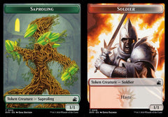 Saproling (0012) // Soldier (0016) Double-Sided Token - Foil