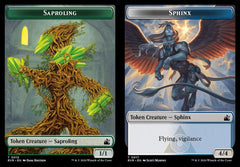 Saproling (0012) // Sphinx (0017) Double-Sided Token - Foil