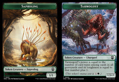 Saproling (0021) // Tarmogoyf (0022) Double-Sided Token