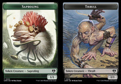 Saproling (0035) // Thrull (0018) Double-Sided Token