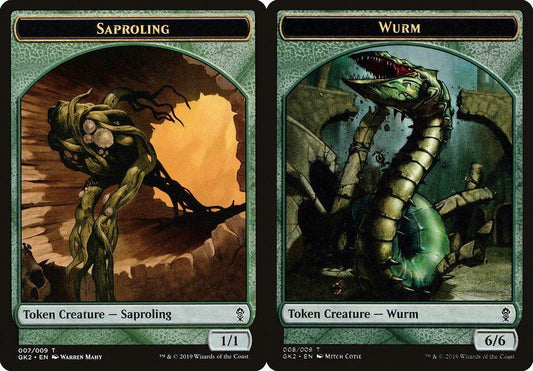 Saproling (007) // Wurm (008) Double-Sided Token