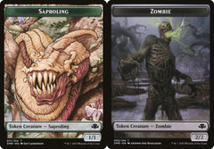Saproling (011) // Zombie (005) Double-Sided Token - Foil