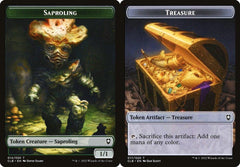 Saproling (014) // Treasure (017) Double-Sided Token - Foil