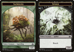 Saproling (019) // Spider (008) Double-Sided Token